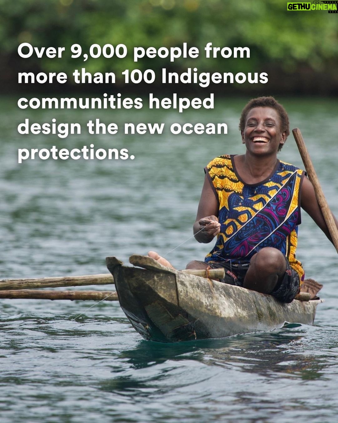 Leonardo DiCaprio Instagram - Today, two new Marine Protected Areas (MPAs) in Lovongai and Murat have officially tripled the protected waters of Papua New Guinea - spanning over 6,000 square miles. Protecting these ecosystems is vital to mitigating the effects of climate change and biodiversity loss. Coastal seas contain 70% of all ocean biodiversity and all of the world’s mangroves and seagrass beds. This project is the culmination of nearly 7 years of work by @thewcs Papua New Guinea team, who led consultations with upwards of 9,000 community members and countless delegates from the local and national government level as well as local NGOs for the creation of these MPAs. @rewild was proud to support these efforts and is thrilled to celebrate this milestone, ensuring Indigenous peoples lead the protection of their coastal seas. Photo credit: Elodie Van Lierde - WCS
