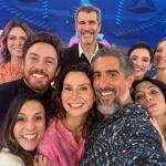 Leonardo Miggiorin Instagram - Que delícia foi esse reencontro gente, e hoje vocês vão poder conferir tudo no @caldeiraocommion! 💜 Meus queridíssimos de Mulheres Apaixonadas reunidos novamente, quanta nostalgia e fofoca boa que rolou. Quero todos vocês ligados hoje hein, às 15h50 na Globo! Estúdios Globo