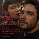 Leonardo Miggiorin Instagram - O diabo está nas ruas…no meio do Redemunho. Viver é muito perigoso, então, não se perca nas veredas…🔥🌵 Hoje é um daqueles dias que meu coração está transbordando de emoção. 🔥 O filme é uma pertencia!! Venham assistir. Sessões hoje na @mostrasp - No Itau Frei Ceneca 17h45 18h10 Ingressos distribuídos na porta do cinema, HOJE!!! VIVA A MOSTRA INTERNACIONAL DE CINEMA DE SP! Filme lindo e impactante!!! Que honra fazer parte. Gratidão imensa por este processo que me transformou tanto e me trouxe amigos pra vida!! Obrigado, Bia! #cinema #festival #mostradesp #teatro #literatura #guimaraesrosa #grandesertaoveredas #zebebelo @c.lessa @luisaarraes @caio_blat @luizalemmertz @balbinodepaula @leo_miggiorin @eliasdecastro @lucasoranmian @danielpassi1 @josemariarodriguesmonteiro @roland_daniel @bialessaoficial Cine Itaú Frei Caneca