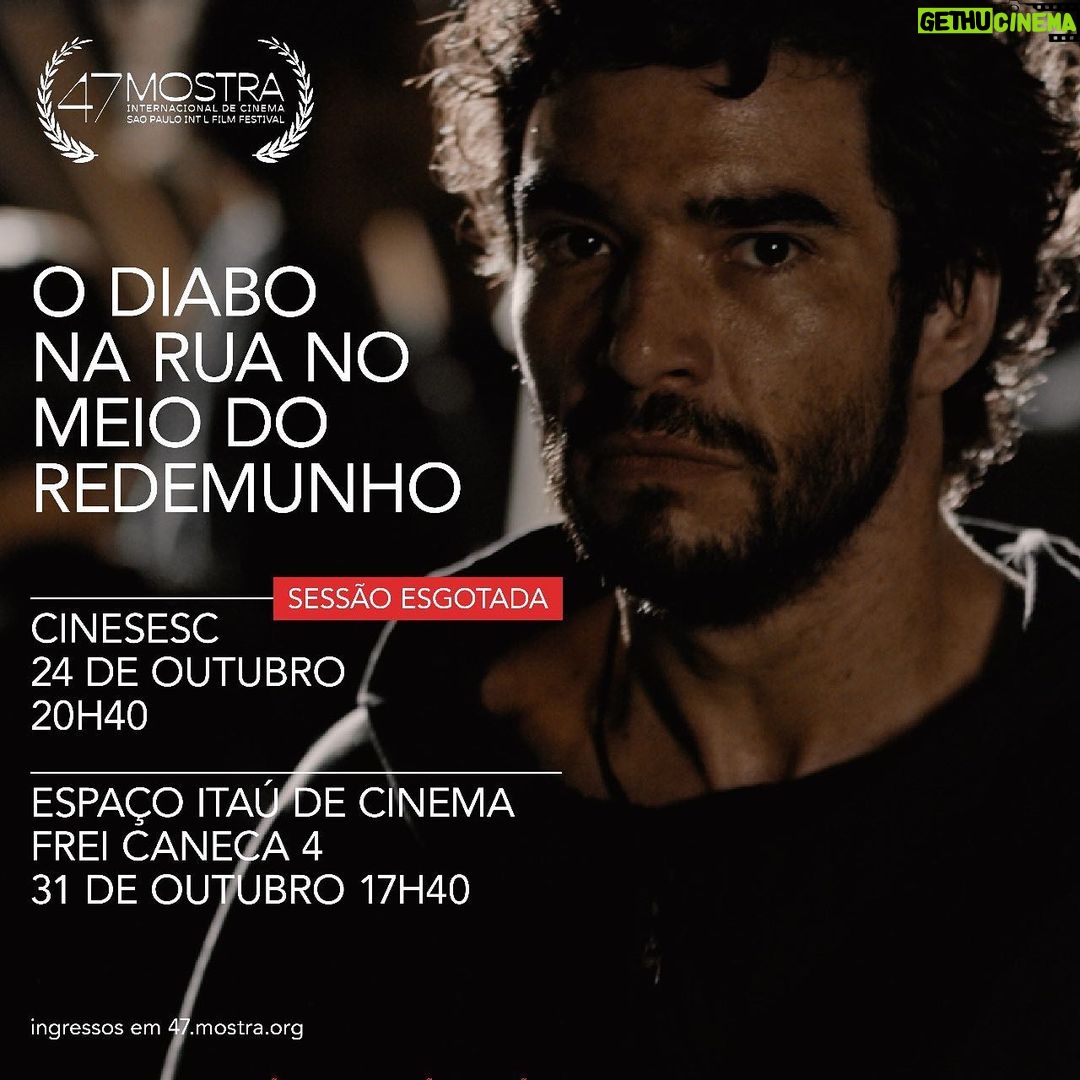 Leonardo Miggiorin Instagram - A impactante adaptação para o cinema de “Grande Sertão: Veredas” estreia hoje em São Paulo. “O diabo na rua no meio do redemunho”, direção Bia Lessa. HOJE!! Na Mostra Internacional de Cinema de SP. => lista de espera a partir das 20:00, no @cinesescsp VIVA A MOSTRA INTERNACIONAL DE CINEMA DE SP! Filme lindo e impactante!!! Que honra fazer parte. Gratidão imensa por este processo que me transformou tanto e me trouxe amigos pra vida!! #cinema #festival #mostradesp #teatro #literatura #guimaraesrosa #grandesertaoveredas @_c.lessa_ @luisaarraes @caio_blat @luizalemmertz @balbinodepaula @leo_miggiorin @eliasdecastro @lucasoranmian @danielpassi1 @josemariarodriguesmonteiro @roland_daniel @bialessaoficial #saopaulo #turma #equipe #sp #film #festival CineSesc
