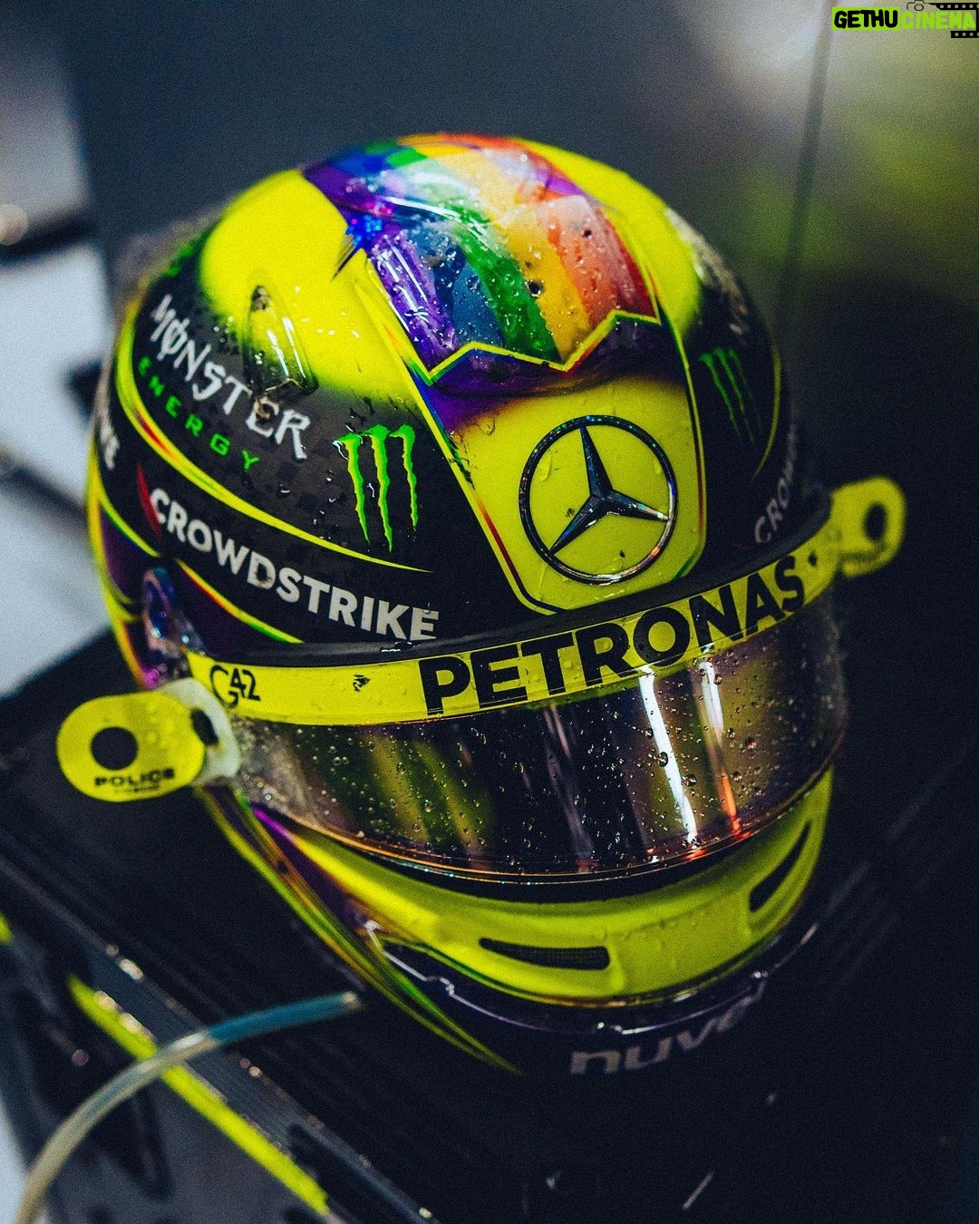 Lewis Hamilton Instagram - Rollercoaster race, but was able to fight my way to P6 after a tough start. What’s important is that rain or shine, we put in the work. Send good vibes for Monza 🇮🇹✨