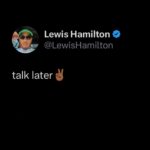 Lewis Hamilton Instagram - cheers to this time offline, talk soon ~