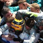 Lewis Hamilton Instagram - Hungary 2013. First time I won with @mercedesamgf1. Always a fun time on this track. Felt good then, feels good now 🇭🇺