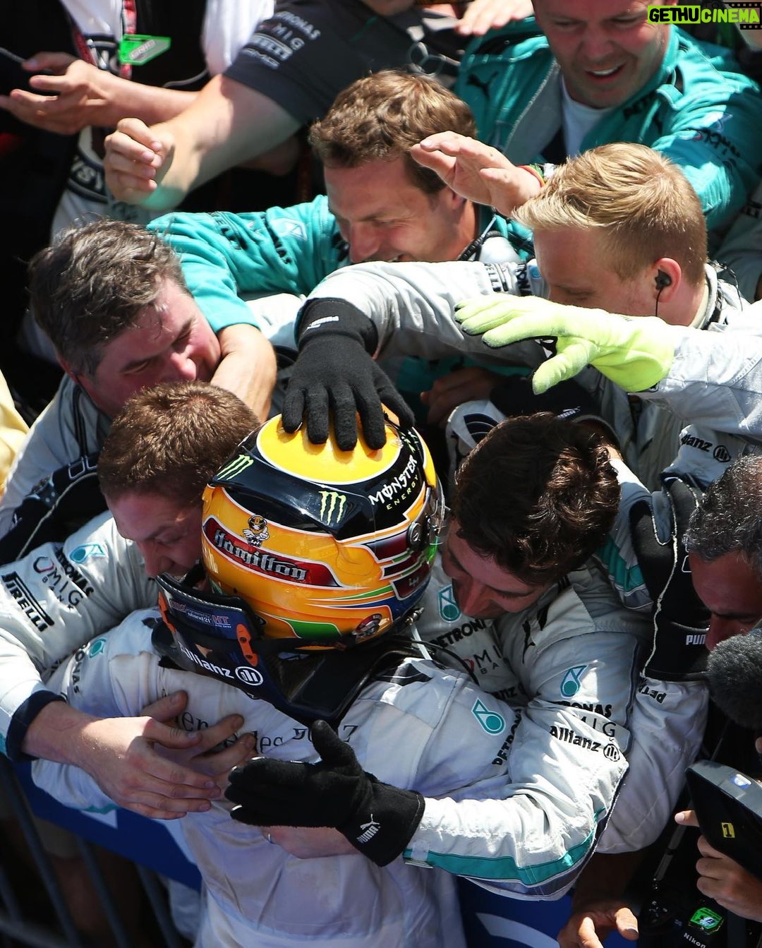 Lewis Hamilton Instagram - Hungary 2013. First time I won with @mercedesamgf1. Always a fun time on this track. Felt good then, feels good now 🇭🇺