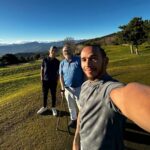 Lewis Hamilton Instagram - Golf 🔗 w Lando and Uncle Terry. Great game, okay photos