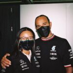 Lewis Hamilton Instagram - @stephanietravers was on my team at Mercedes, where she became the first Black woman to ever stand on an F1 podium. During her time at the team we talked often about where she was and where she wanted to be. She’s now the deputy team principal of my @teamx44 and has been integral in leading them to multiple victories and last years championship. Steph, it’s an honour to work with you and witness firsthand the journey you’re on. Happy #InternationalWomensDay to everyone, thank you Stephanie.