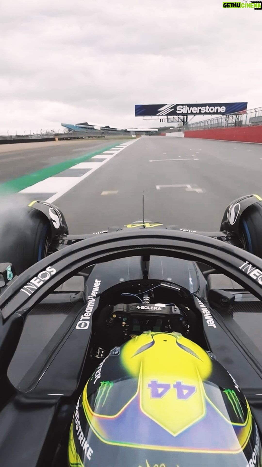 Lewis Hamilton Instagram - First ride at Silverstone 🔥