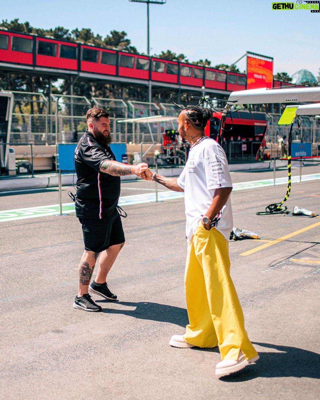 Lewis Hamilton Instagram - Picked up points in Baku, but we’re leaving hungry. Hungry for so much more. Pace, performance, wins. We’re getting there. The dream is still alive with the dream team ⚔️