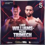 Liam Williams Instagram – November 25th @liamwilliamsko is bringing the SMOKE to London 💥 Tickets available now for York Hall 🎟