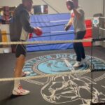 Liam Williams Instagram - Solid punching session down @lyons_den_gym this morning. @brendan_lyonsden_ thank you for giving us access to the gym for the morning buddy 🤝🏻 #machine LYONS DEN GYM