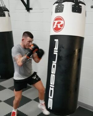 Liam Williams Instagram - Couple snips from this mornings session with boss man @thelockettman 👊🏼
#machine