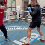 Liam Williams Instagram – Saturday morning graft ✅
–
Great finish to the week drilling things that me & @thelockettman been working on making better!
–
I still have tickets available for those who want to come & show support.
Should be a great night of boxing live on @channel5_tv 
#machine #thereturn 🥊 Cardiff