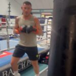 Liam Williams Instagram - First punching session back in a few weeks.. Needed a little break to reset after some shit going off in the background but hopefully we will have some fight news coming soon 💪🏼 #machine Llanrumney Phoenix Boxing Club