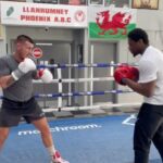 Liam Williams Instagram – Sharp session this morning with the lads @rhysedwardss2000 & @pads_with_rel 👊🏼
–
#machine Cardiff