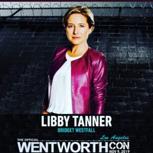 Libby Tanner Instagram - Thanks to @wentworth_con We finally get to cross paths!! tickets available August 8 at wentworthcon.com 🍀🍀🍀