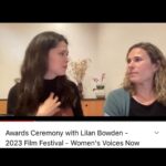 Lilan Bowden Instagram - Heartfelt THANK YOU to the @womens_voices_now Film Festival for this honor of being the keynote speaker and the 2023 Recipient of the Women Making Waves award!! And thank you to all who tuned in! The Women’s Voices Now is an incredible documentary film festival highlighting female filmmakers and films about women’s right’s internationally. You have until March 31st to get an online ticket to watch some of the most impactful films that will blow your mind. Go to @womens_voices_now ‘s bio to get a ticket and you can use the discount code WVN50 for 50% off. All ticket proceeds go back into this incredible organization to amplify women’s rights and encourage young filmmakers. It’s worth it ❤️