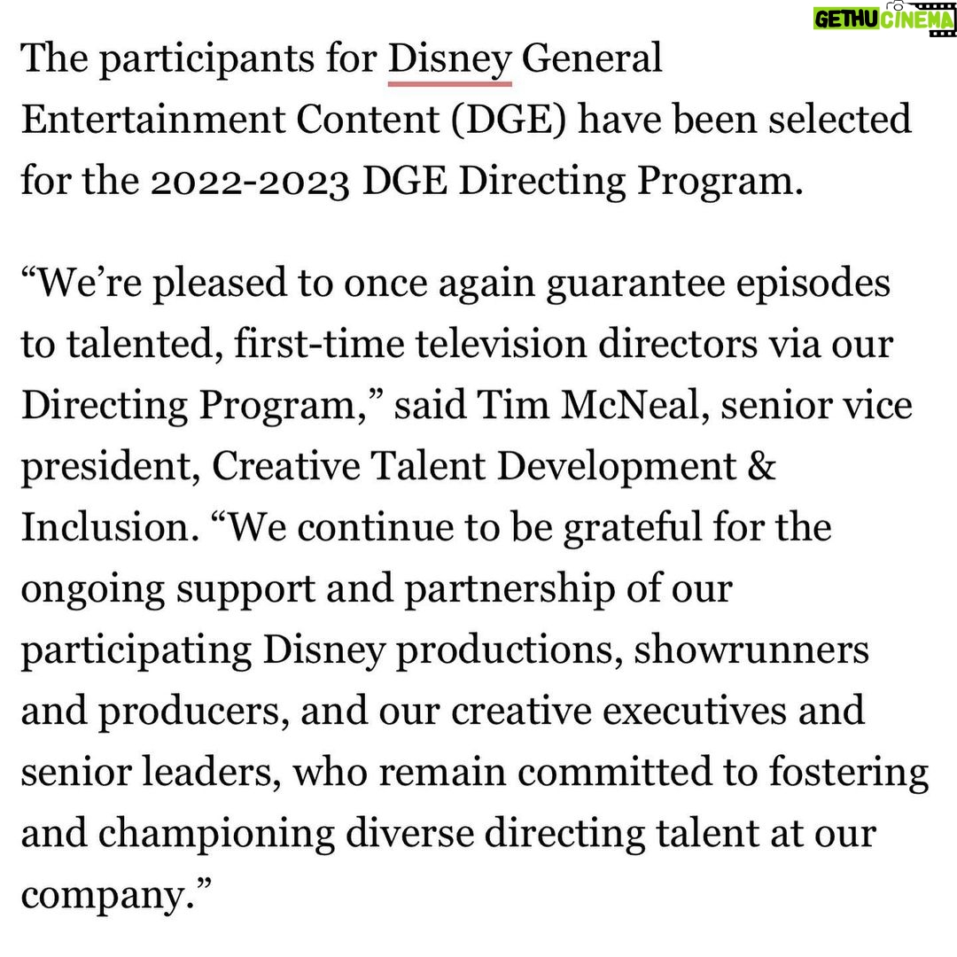 Lilan Bowden Instagram - BIG DIRECTOR NEWS ๐๐๐ It is my absolute HONOR to be a part of Disneyโs DGE Directing Program, along with my colleagues of INCREDIBLE caliber, and bring my talents and love of storytelling to the screen as a Television Director. So grateful to be a part of this program with mind blowing mentors, intensive training, and truly impressive peers. Get to know these people; weโll be shaking up Hollywood ๐ #director #tvdirector #representationmatters