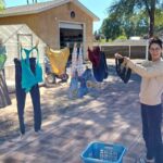 Lilan Bowden Instagram - Sedona 🪨🍃🍂🍁 (clothesline in New Mexico)