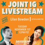 Lilan Bowden Instagram - Tuesday 12pm PST I’m going to be LIVE-STREAMING with the most fire candidate running for Congress, David Kim!! @davidkimforca Also I’ll pop on half an hour earlier to talk about whatever - Andi Mack, Murderville, Parks and Recreation, my dog Penny, so come say hi even if you’re not in LA 😎 But honestly local elections got me pumped- Usually elections are about just choosing the least evil candidate but not this time baby!! David Kim is running for Congress in LA. His platform is about: environmental protection, immigrant rights, making sure workers can make a living wage and afford rent, investing in youth and education, effective and compassionate solutions to end homelessness, and once again, look for these ppl on your ballot: NOT taking corporate lobbyist money and caving in to special interests!! This is a must. Don’t you want to meet someone like that?! Well now you can this Tue at 12pm PST!! Pics 1. Info for this week’s livestream 2. My dog Penny 3. Map of District 34 - check to see if you live here! EDIT: map is outdated just google District CA 34 thanks 🙏