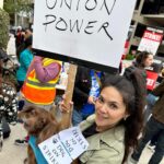 Lilan Bowden Instagram - LET’S GO WGA!! 🎉🎉🎉 Thrilled for the WGA to have negotiated an agreement with historic wins for writers, ensuring that TV writing becomes and remains a viable way to make a living!! This is also a CAPTAIN APPRECIATION POST for both WGA and SAG-AFTRA strikes! While my time on the picket line was limited due to my own labor movement (lol had a baby), I felt comforted knowing my friends and spouse were out there putting in countless hours as strike captains, organizing, rallying, and keeping up morale day after day. Gratitude for your unpaid time and dedication. I’m so proud to know you all. Strikes work and unions are powerful! Let’s keep it going for SAG-AFTRA! 1. Photo credit @oliver_vaquer 2. Photography by @j.w.hendricks 3. Strike captain (and my sweetheart) Nick Mandernach by @j.w.hendricks 4. Strike captain Alex Song-Xia 5. Strike captain Brittani Nichols 6. Strike captain Taylor Orci 7. Strike captain Henry Gammil 8. Strike captain Bennie Arthur (SAG) 9. Strike captain Kate Comer (SAG) 10. THANK YOU TO DREW CAREY FOR GENEROUSLY SUPPORTING WRITERS. YOU HELPED MY BABY GROW STRONG. #wgastrong #sagaftrastrong #unionpower #1u