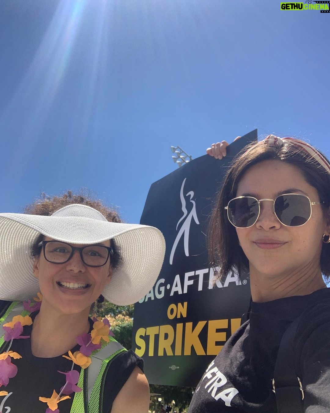 Lilan Bowden Instagram - LET’S GO WGA!! 🎉🎉🎉 Thrilled for the WGA to have negotiated an agreement with historic wins for writers, ensuring that TV writing becomes and remains a viable way to make a living!! This is also a CAPTAIN APPRECIATION POST for both WGA and SAG-AFTRA strikes! While my time on the picket line was limited due to my own labor movement (lol had a baby), I felt comforted knowing my friends and spouse were out there putting in countless hours as strike captains, organizing, rallying, and keeping up morale day after day. Gratitude for your unpaid time and dedication. I’m so proud to know you all. Strikes work and unions are powerful! Let’s keep it going for SAG-AFTRA! 1. Photo credit @oliver_vaquer 2. Photography by @j.w.hendricks 3. Strike captain (and my sweetheart) Nick Mandernach by @j.w.hendricks 4. Strike captain Alex Song-Xia 5. Strike captain Brittani Nichols 6. Strike captain Taylor Orci 7. Strike captain Henry Gammil 8. Strike captain Bennie Arthur (SAG) 9. Strike captain Kate Comer (SAG) 10. THANK YOU TO DREW CAREY FOR GENEROUSLY SUPPORTING WRITERS. YOU HELPED MY BABY GROW STRONG. #wgastrong #sagaftrastrong #unionpower #1u