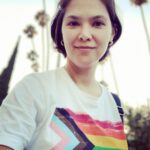 Lilan Bowden Instagram - Feeling myself. 🥰 Since high school I’ve been proud to be an ally to the LGBTQIA community. Now that I know myself better I’m proud to be a part of it. Any time is a great time to show allyship and now is an important time to do so. We will not let hate win. 🌈❤️