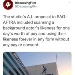 Lilan Bowden Instagram - #SAGAFTRA ON STRIKE 🪧 Thought I was having a baby sooner but he refuses to come out until the AMPTP comes to the table with a fair deal. SAG-AFTRA joins the WGA on the picket line as greedy studios refuse to negotiate FAIR PAY for the entertainers who make them their money. As a working actor, I have seen and felt personally how increasingly difficult it becomes year after year to make a living at what we do. A big part of this is how few streaming residuals are shared with the artists. The projects I have been most recognized for are not necessarily the ones that I have made the most money on. There is an ever present myth that if you can be recognized on TV, you must be rich. With the way payment models are now, that can’t be farther from the truth. Some actors are able to find financial success, and some, even if they are on hit shows, still barely struggle to get by. Without negotiating a new deal, a fair deal, it will become virtually impossible to make a living as an actor. Another thing we’re fighting for is protection against AI. Right now the AMPTP wants to pay background actors for ONE DAY of work and then use their image as much as they like in perpetuity (FOREVER). This is absolutely rotten!! I stand in solidarity with my union and the WGA for FAIR PAY and FAIR PROTECTIONS so acting can continue to be a viable career!! #sagaftrastrong #1u