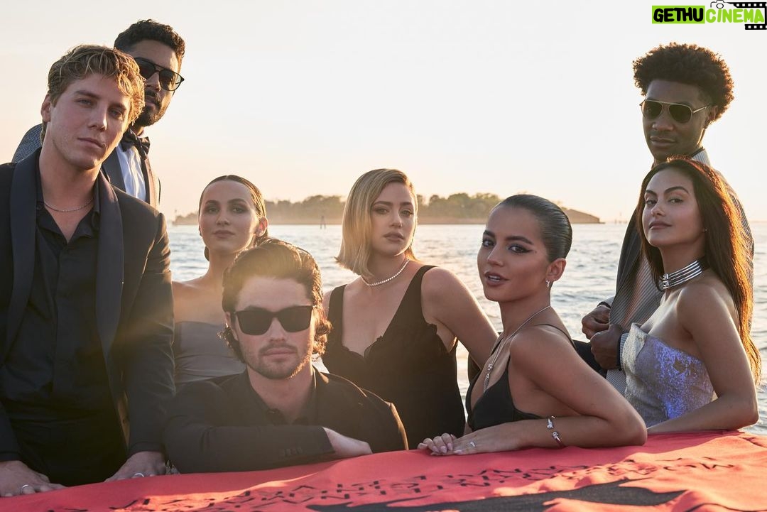 Lili Reinhart Instagram - Gen-A, sometimes mistaken for someone named “Jenny” when organizing a water-taxi in Venice. @armanibeauty #armanibeauty #lippower #venezia80