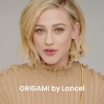 Lili Reinhart Instagram - Very happy to introduce the new Lancel “Origami” bag line, the perfect bag for a walk in Paris. Available tomorrow, stay tuned! #LancelParis #LiliForLancel #LancelTwist #OrigamiByLancel