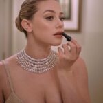 Lili Reinhart Instagram – Such a beautiful show last night. Hard to believe I have the honor of being a part of this family ❤️ @armanibeauty #armanibeauty #venezia80 #lippower