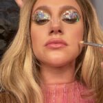 Lili Reinhart Instagram - No one can tell you’re depressed when your lids are disco balls 🌟
