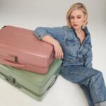 Lili Reinhart Instagram - Ready to travel with my pastel-colored Neo aviona luggage. #LancelParis #LiliForLancel #LancelTwist #NeoAvionaByLancel