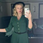 Lili Reinhart Instagram - 3 mirror selfies circa 1950. Authentic and vintage.