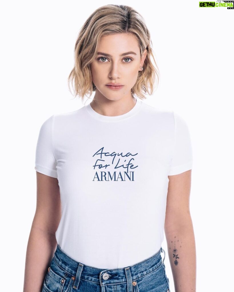 Lili Reinhart Instagram - Today is World Water Day. Women and girls around the world spend a collective 200 million hours a day collecting water, a duty that deprives them to work or go to school. Because everything begins with water, @armanibeauty ACQUA FOR LIFE initiative has been a source of clean water for 590,000 people, in 23 countries and aims to be a source for 1 million people by 2030. Be a source and learn more about Acqua for Life on armanibeauty.com #armanibeauty #AcquaforLife