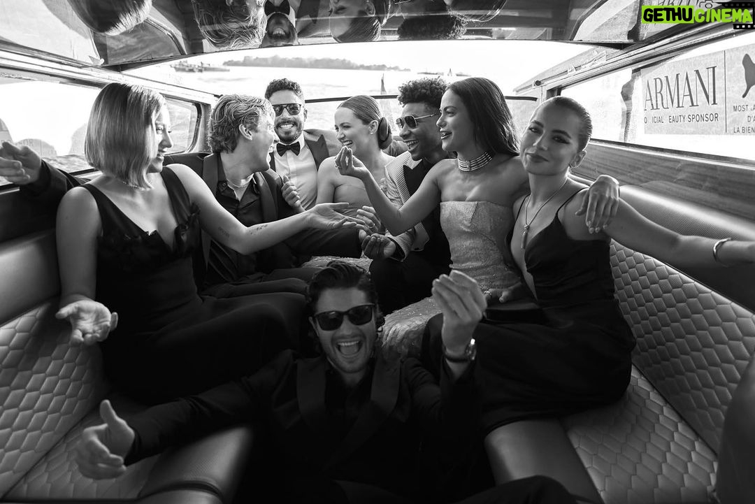Lili Reinhart Instagram - Gen-A, sometimes mistaken for someone named “Jenny” when organizing a water-taxi in Venice. @armanibeauty #armanibeauty #lippower #venezia80