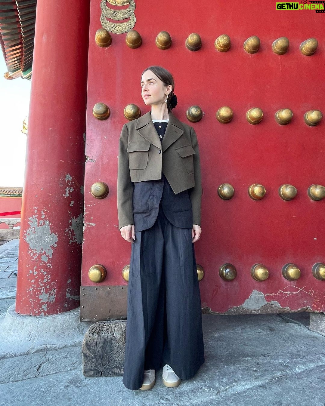 Lily Collins Instagram - Unforgettable memories from the Forbidden City and beyond…