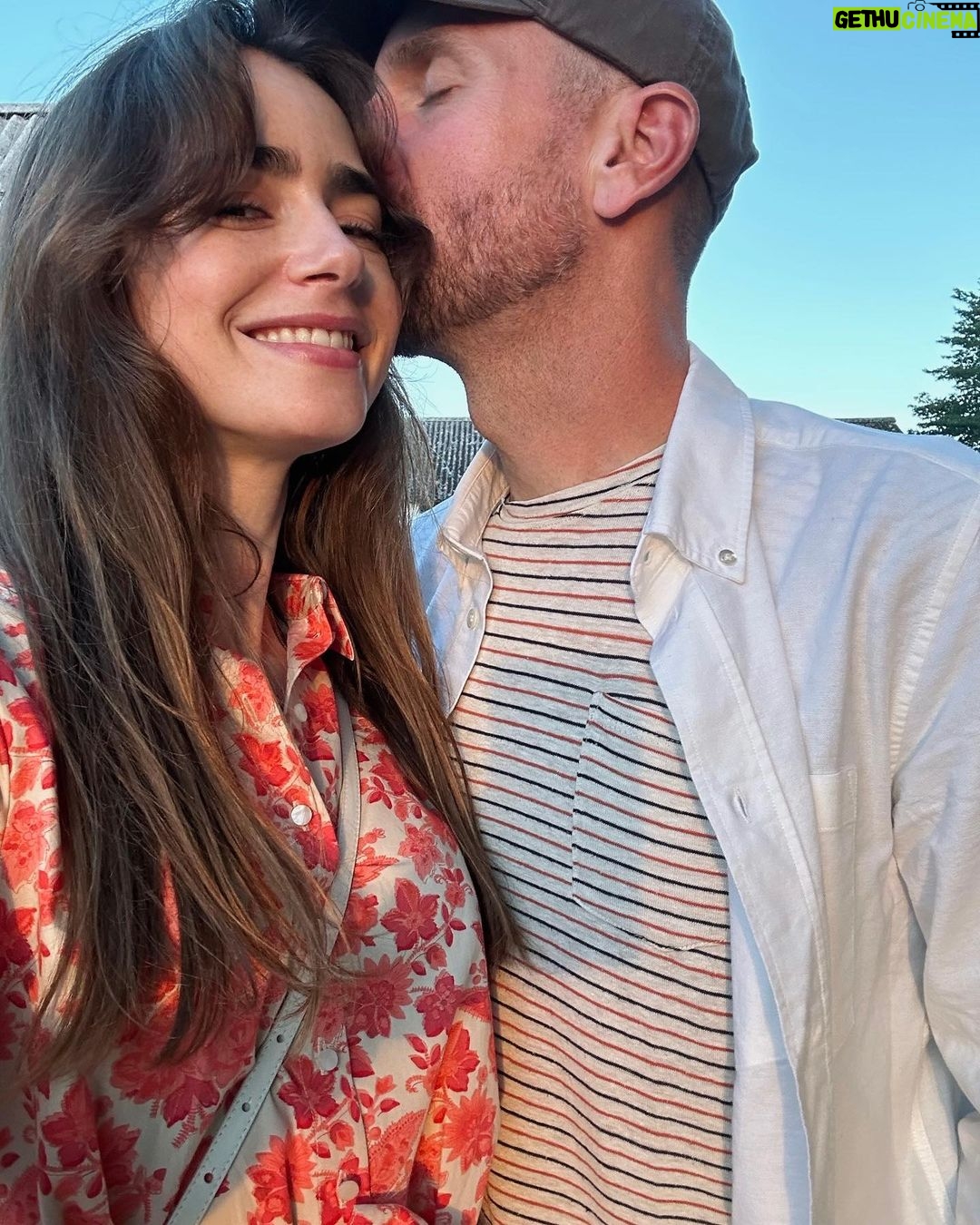 Lily Collins Instagram - Closing out summer celebrating @charliemcdowell with the most gorgeous day, incredible food, and the best of company. Couldn’t think of a more special weekend at a more magical place…