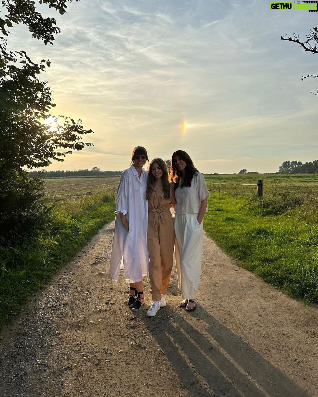Lily Collins Instagram - Day to night in the Danish countryside…