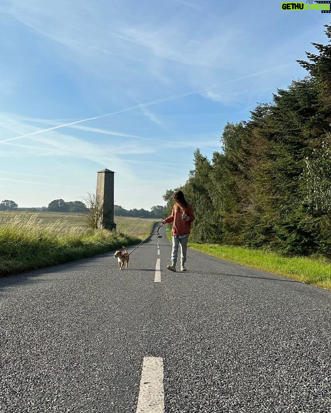 Lily Collins Instagram - Road less traveled…