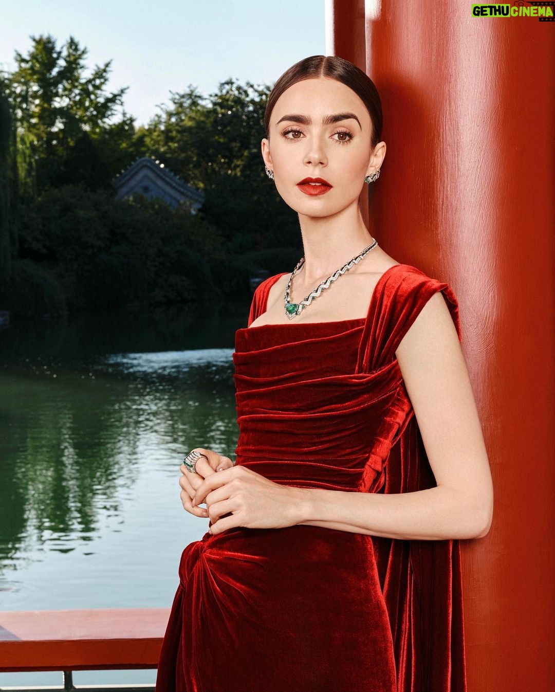 Lily Collins Instagram - Truly a magical, bucket list experience with @cartier in Beijing — made even more meaningful by having my mom by my side on The Great Wall. This is a trip we’ve been dreaming about taking together for years, and it exceeded all our expectations. Feeling beyond grateful to my @cartier family for making this dream a reality…