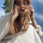 Lily Collins Instagram - Barefoot and breezy - all summer long…