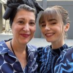 Lily Collins Instagram - It takes a village! And I love ours so much. Big congrats to the brilliant @marylin.fitoussi, @aureliepayenmakeup, @mikedesir and your amazing teams — who you don’t always get to see as they are working so tirelessly behind the scenes to make everything perfect. This is so deserved and you are all so appreciated. Cheering you on and sending massive hugs!…