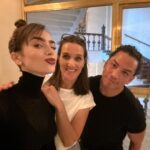 Lily Collins Instagram - It takes a village! And I love ours so much. Big congrats to the brilliant @marylin.fitoussi, @aureliepayenmakeup, @mikedesir and your amazing teams — who you don’t always get to see as they are working so tirelessly behind the scenes to make everything perfect. This is so deserved and you are all so appreciated. Cheering you on and sending massive hugs!…