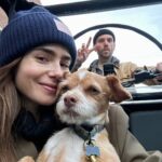 Lily Collins Instagram – Precious cargo — thanks for taking one for the team @charliemcdowell…