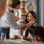 Lily Collins Instagram - It takes a village! And I love ours so much. Big congrats to the brilliant @marylin.fitoussi, @aureliepayenmakeup, @mikedesir and your amazing teams — who you don’t always get to see as they are working so tirelessly behind the scenes to make everything perfect. This is so deserved and you are all so appreciated. Cheering you on and sending massive hugs!…