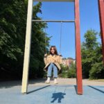 Lily Collins Instagram - Swinging into summer…