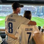 Lily Collins Instagram – Cheering on our home team F.C. København!… Parken  – København