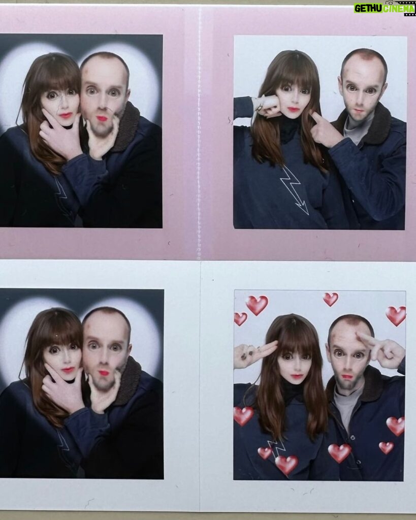 Lily Collins Instagram - Game night date night…
