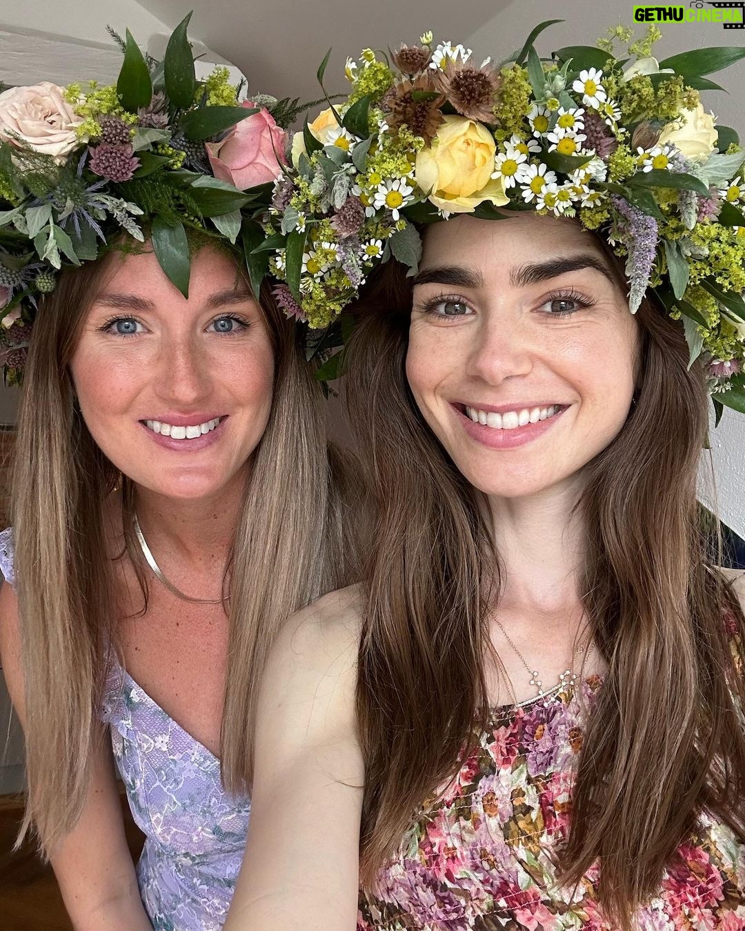 Lily Collins Instagram - ‘Twas a Midsommar night’s dream…