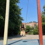 Lily Collins Instagram - Swinging into summer…